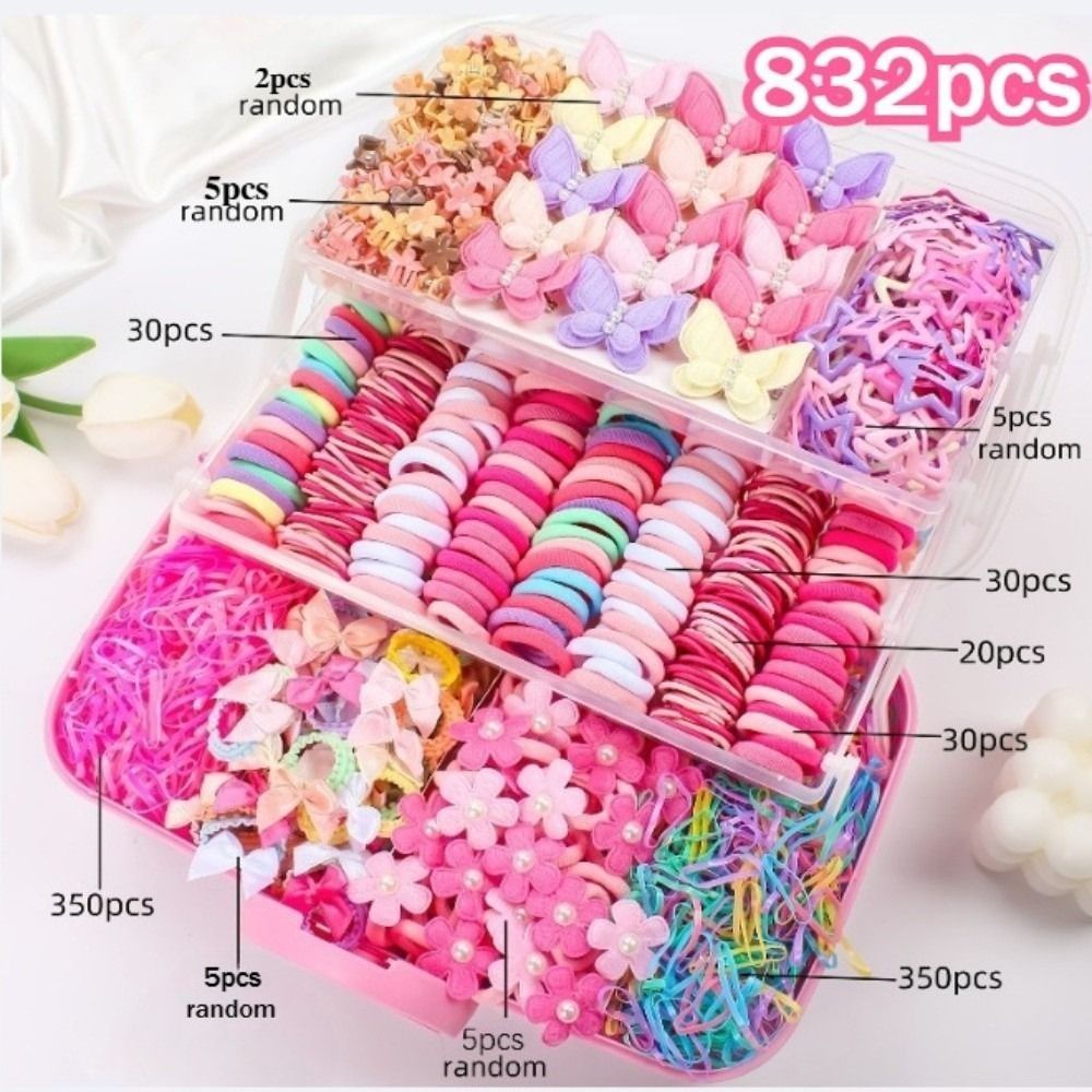 Hair Care Gift Set - Flower High Elastic Hair Accessories Set