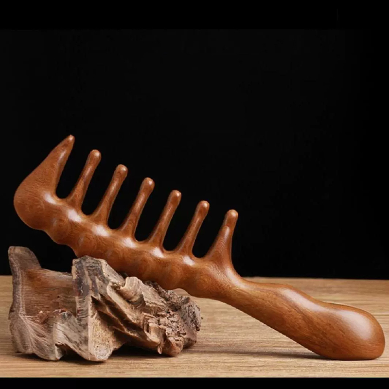 Natural Sandalwood Hair Combs  - Hair Care Gift recension och pris