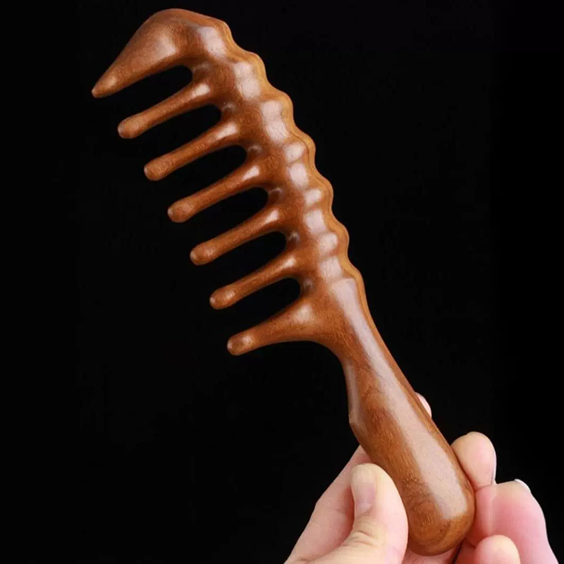 Natural Sandalwood Hair Combs  - Hair Care Gift recension och pris