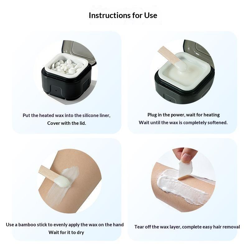 Mini Wax Heater Machine Silico - Hair Care Clinic recension och pris