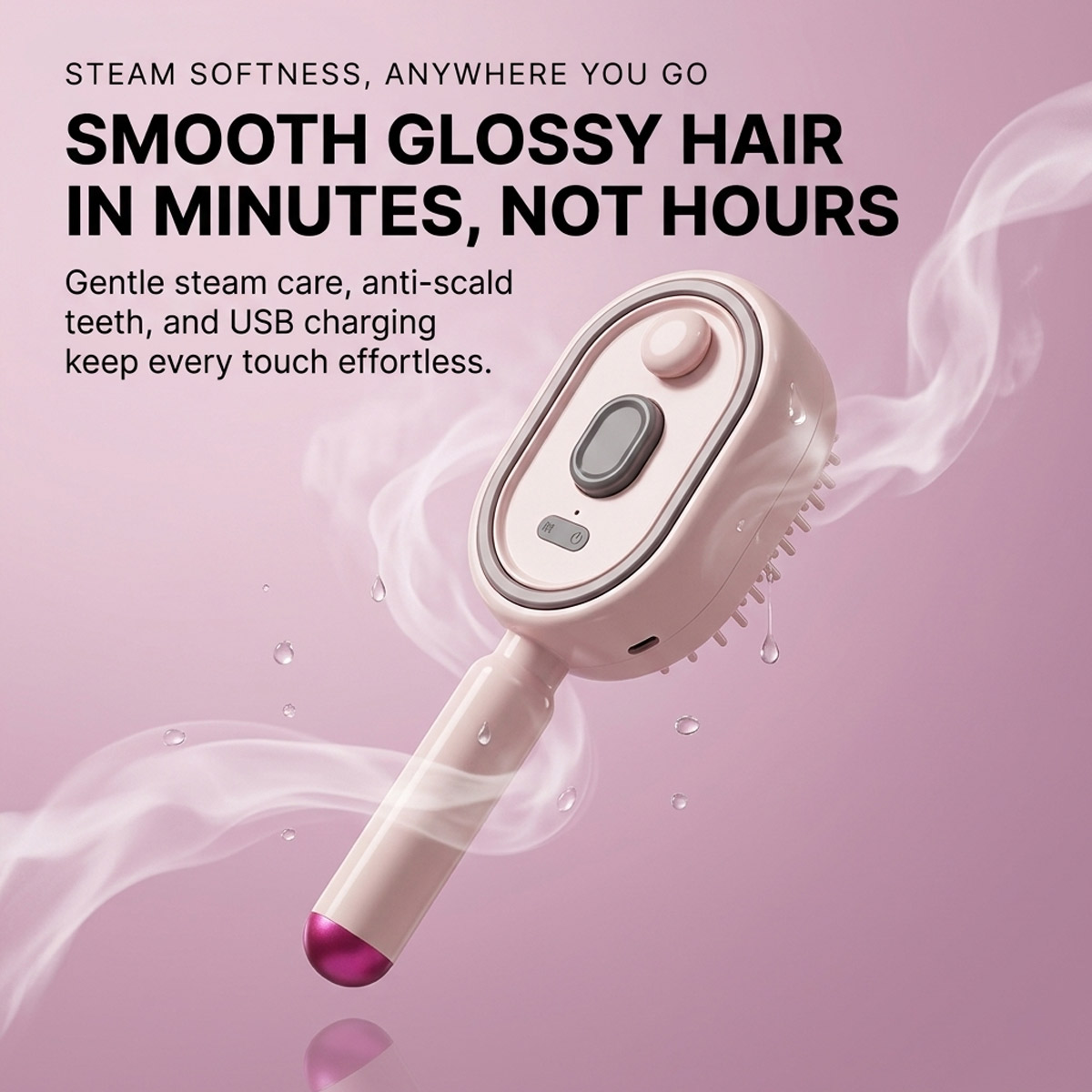 Electric Self-Cleaning Hair Co - Hair Care Gift recension och pris