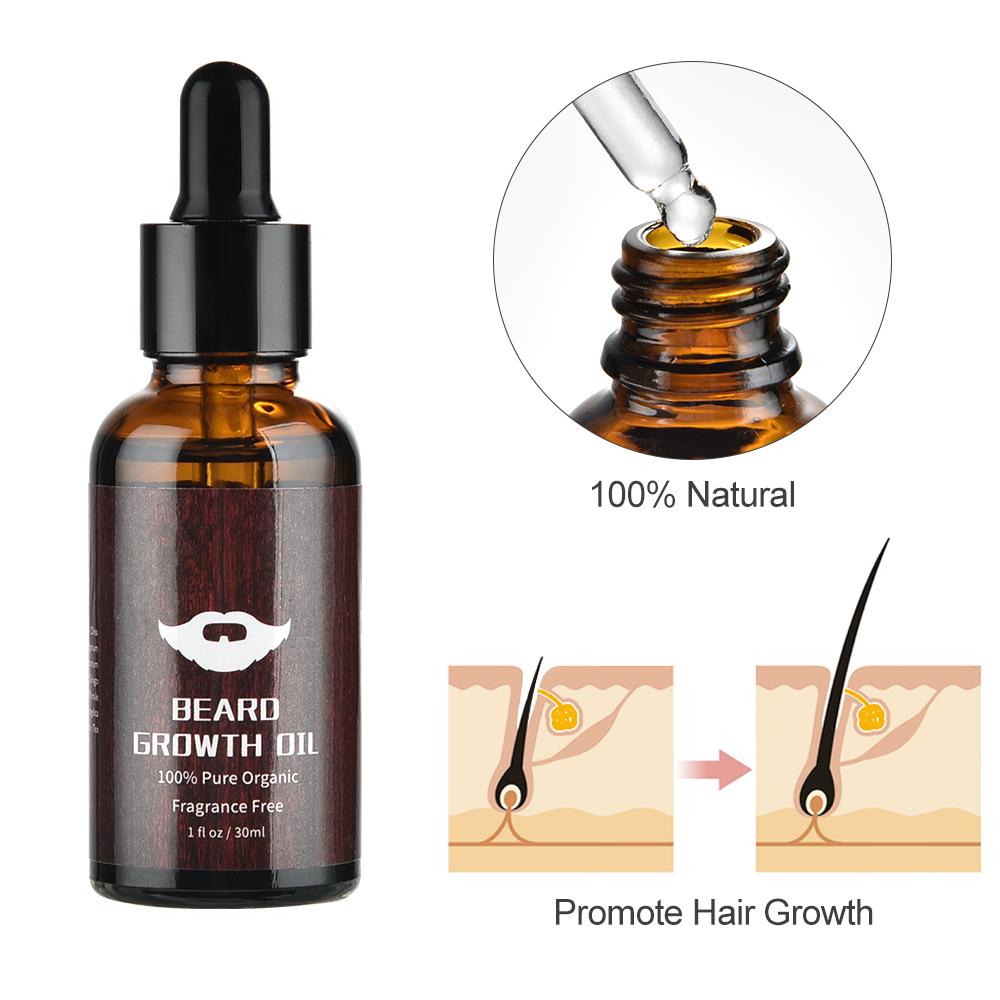 Men Beard Growth Kit Natural B - Hair Care Olive Oil recension och pris