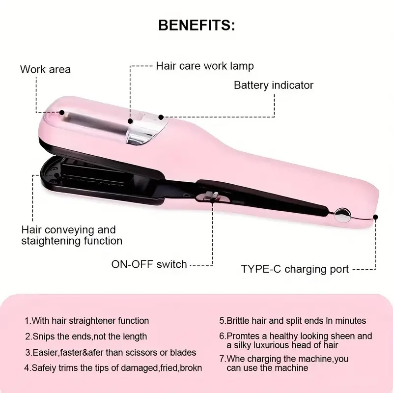 Rechargeable cordless split ha - Hair Care Gift recension och pris