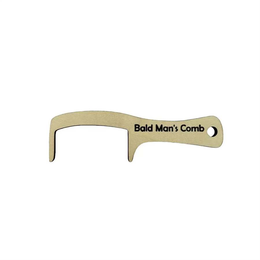 Wooden Comb for Bald Men Funny - Hair Care Gift recension och pris