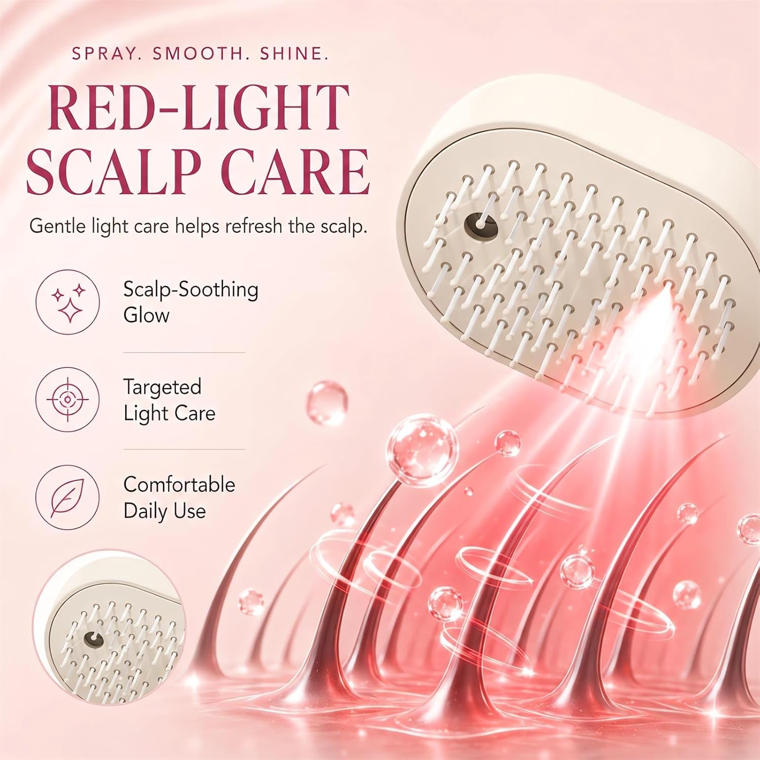 Multifunctional Massage Comb,E - Hair Care Gift recension och pris