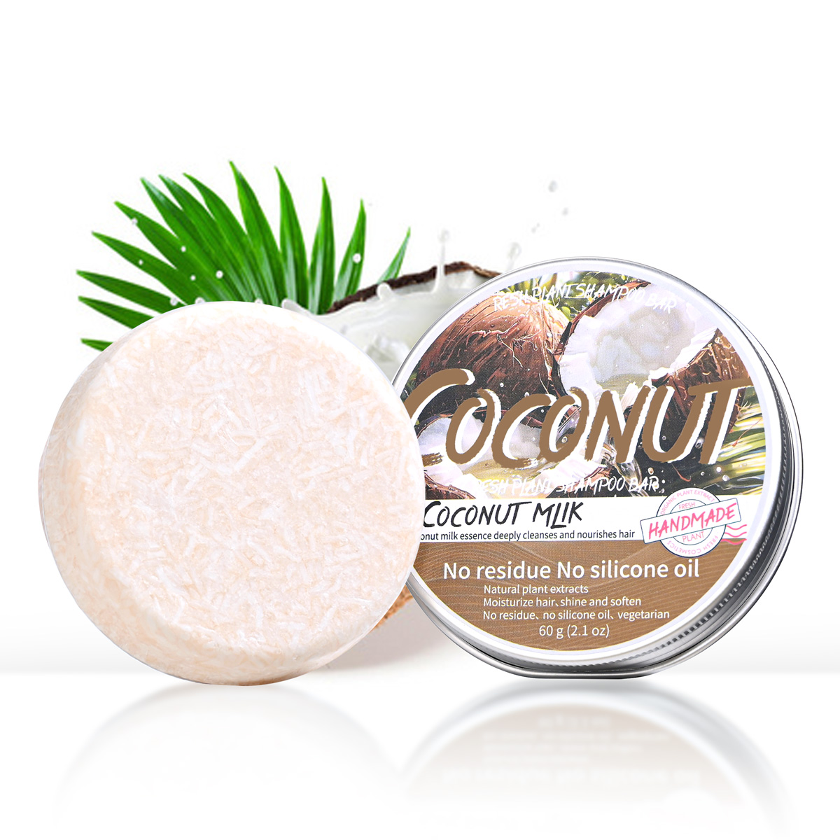 LH+60g Solid Coconut Shampoo w - Hair Care Olive Oil recension och pris