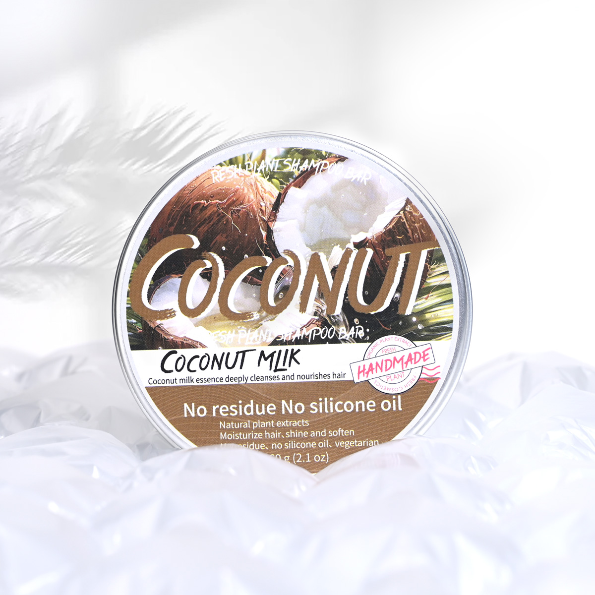 LH+60g Solid Coconut Shampoo w - Hair Care Olive Oil recension och pris