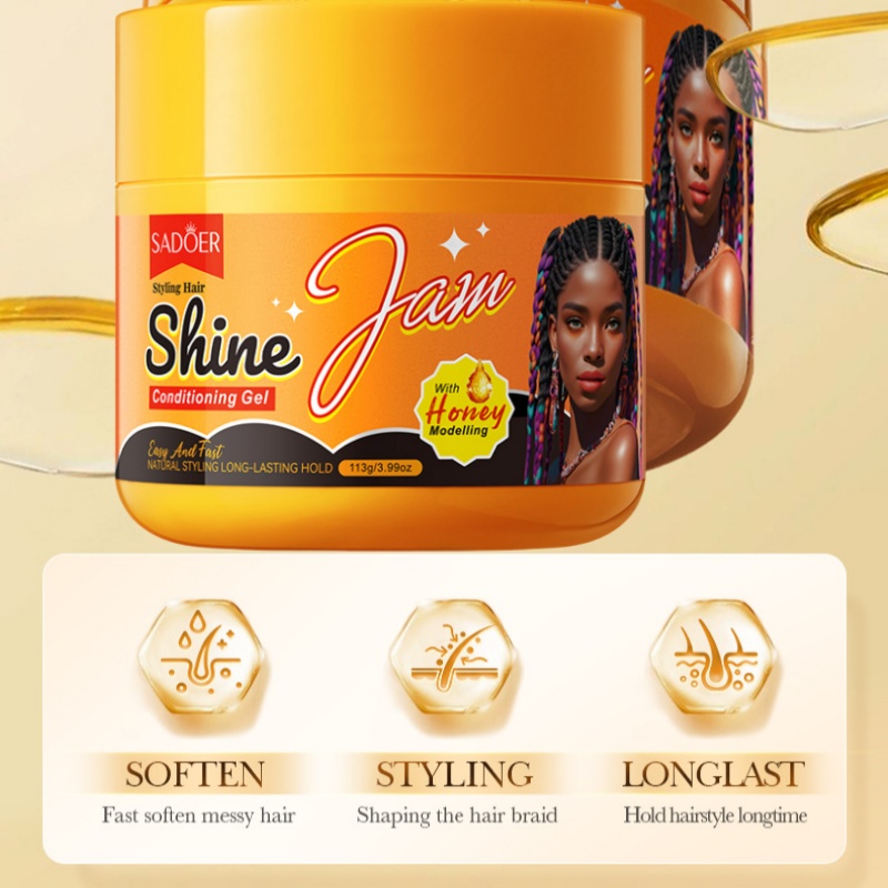 113g of Glossy Styling Jelly H - Hair Care Jelly recension och pris