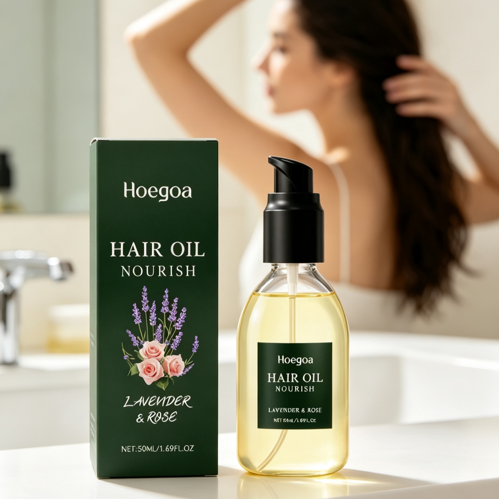 Hoegoa Lavender Rose Hair Car - Hair Care Natural Ingredients recension och pris
