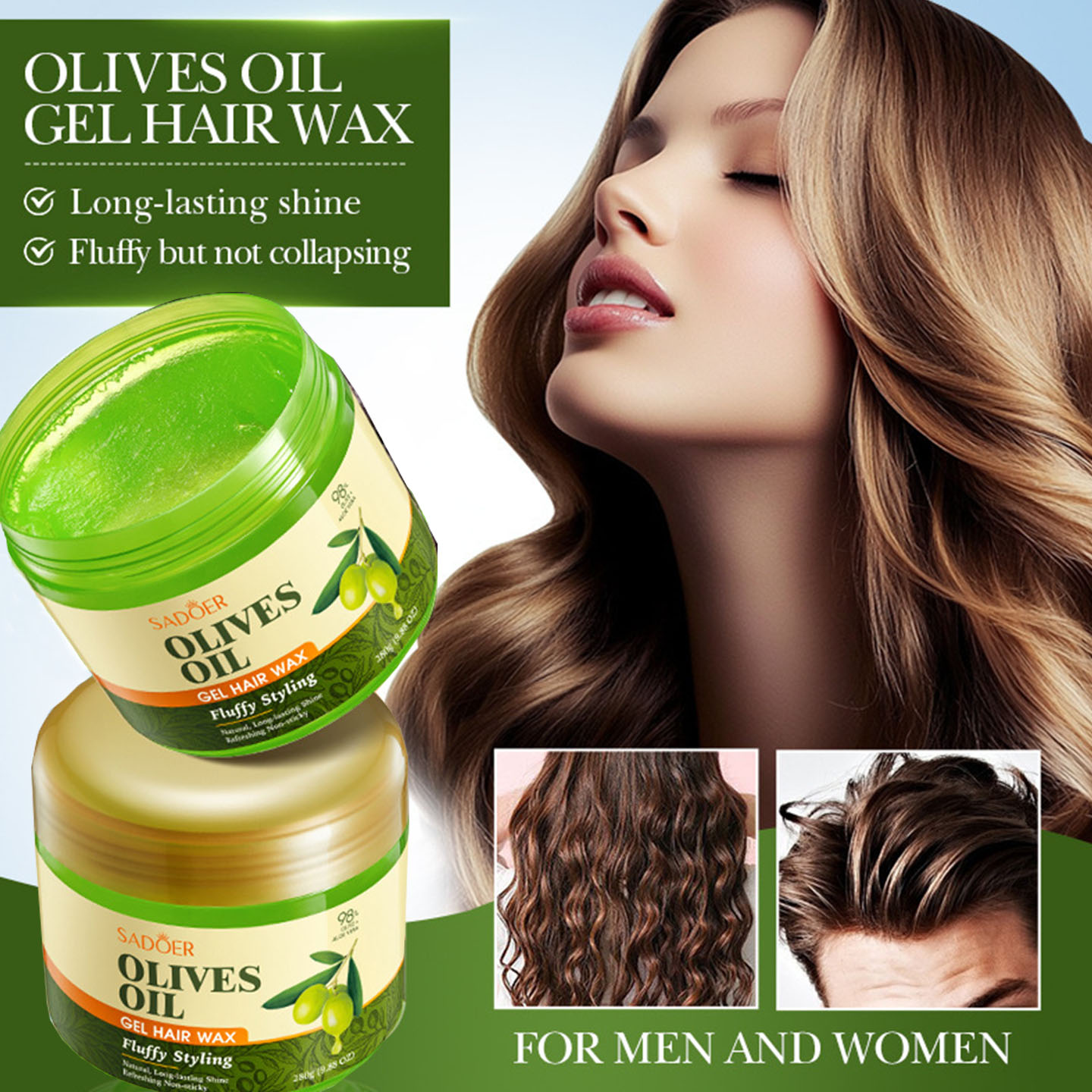 Olive Oil Nourishing Styling G - Hair Care Olive Oil recension och pris