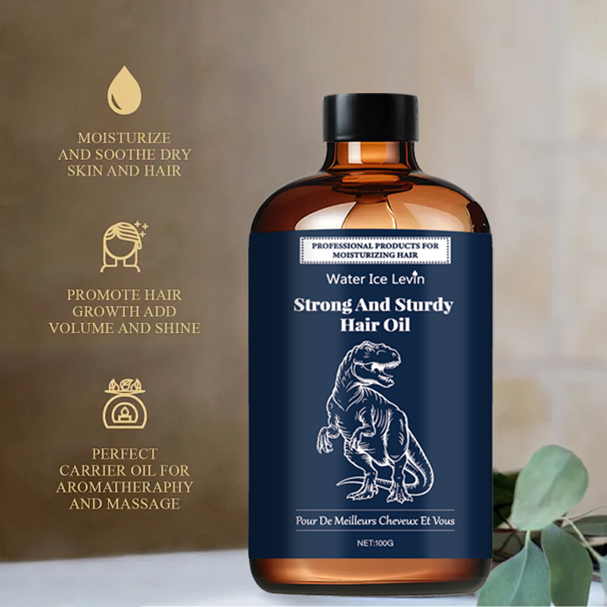 Strong & Sturdy Hair Oil with  - Hair Care Olive Oil recension och pris