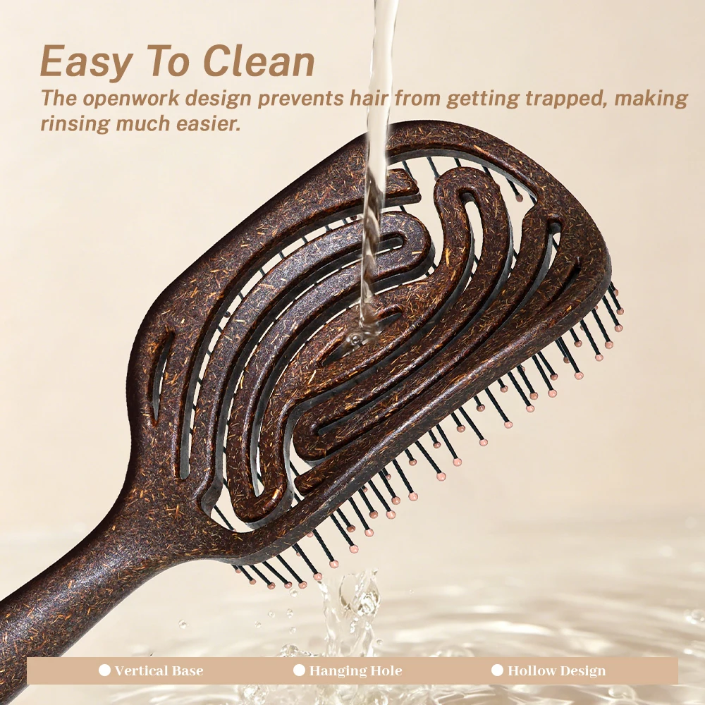 Hair Massage Comb Bristle Nylo - Hair Care Gift recension och pris